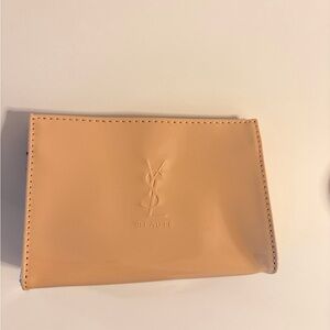 Yves Saint Laurent Glossy Beige Pouch